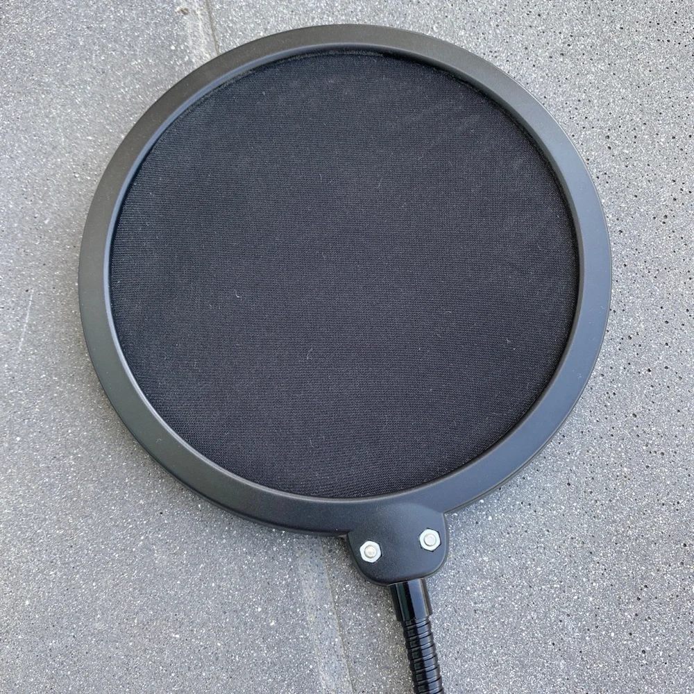 Microphone Pop Filter Mask Shield vocal recording podcast accessory voice sound